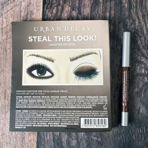 Urban Decay 24/7 Glide On Eye Pencil Whiskey 0.8g 0.03 oz Matte Brown Eyeliner - Picture 2 of 2